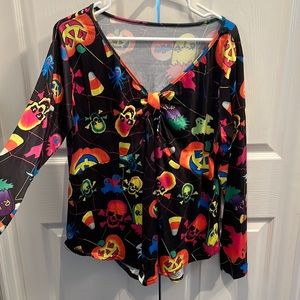Halloween long sleeve 2x